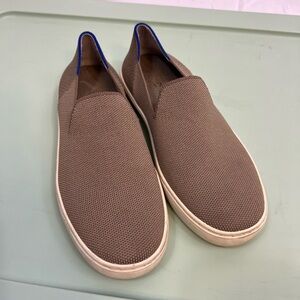Rothy’s The Original Slip On Sneakers Tan Women’s Size 6.5